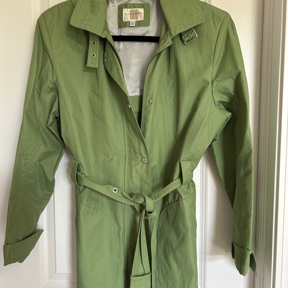 Gallery Olive Belted Trench Coat - Picture 1 of 3